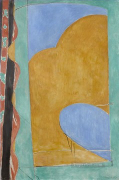 Cortina amarilla 1914 fauvismo abstracto Henri Matisse Pinturas al óleo